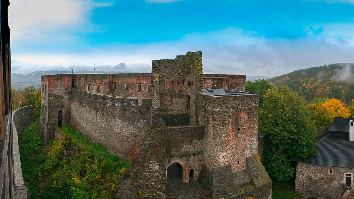 Helfštýn Castle in Czech Republic