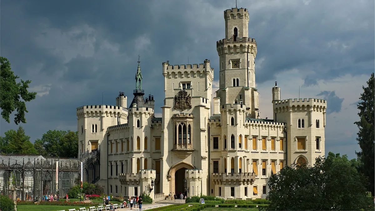 Hluboká Castle in Czech Republic