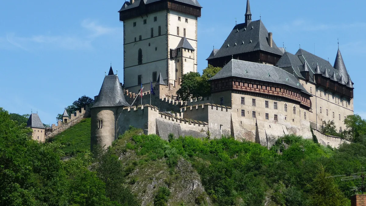 Karlštejn Castle in Czech Republic