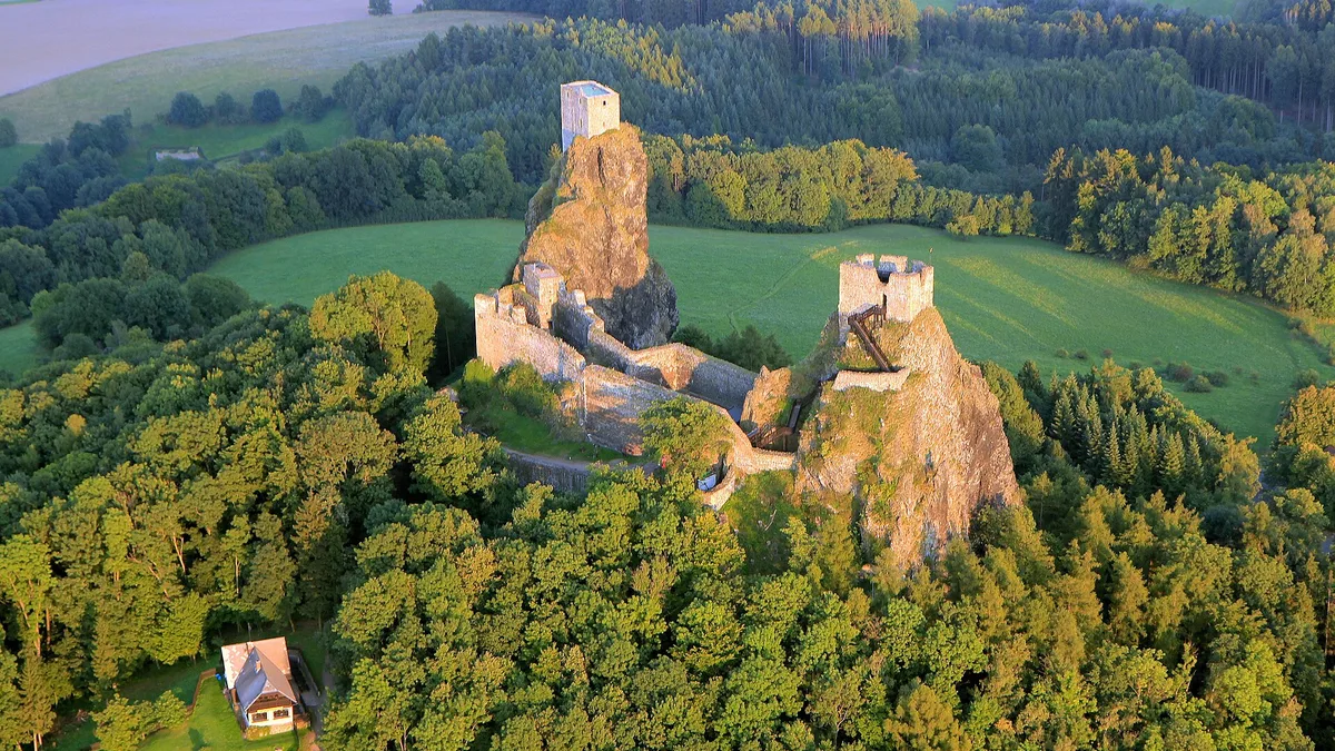 Trosky Castle in Czech Republic