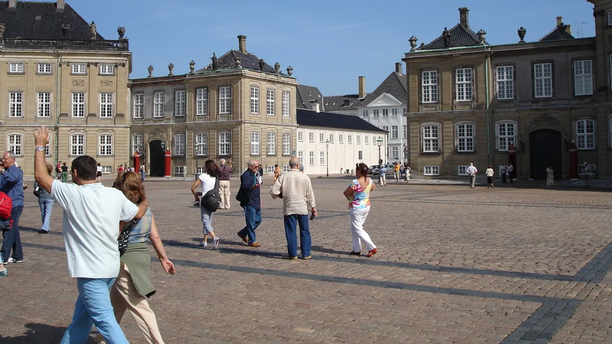 Amalienborg Palace in Denmark