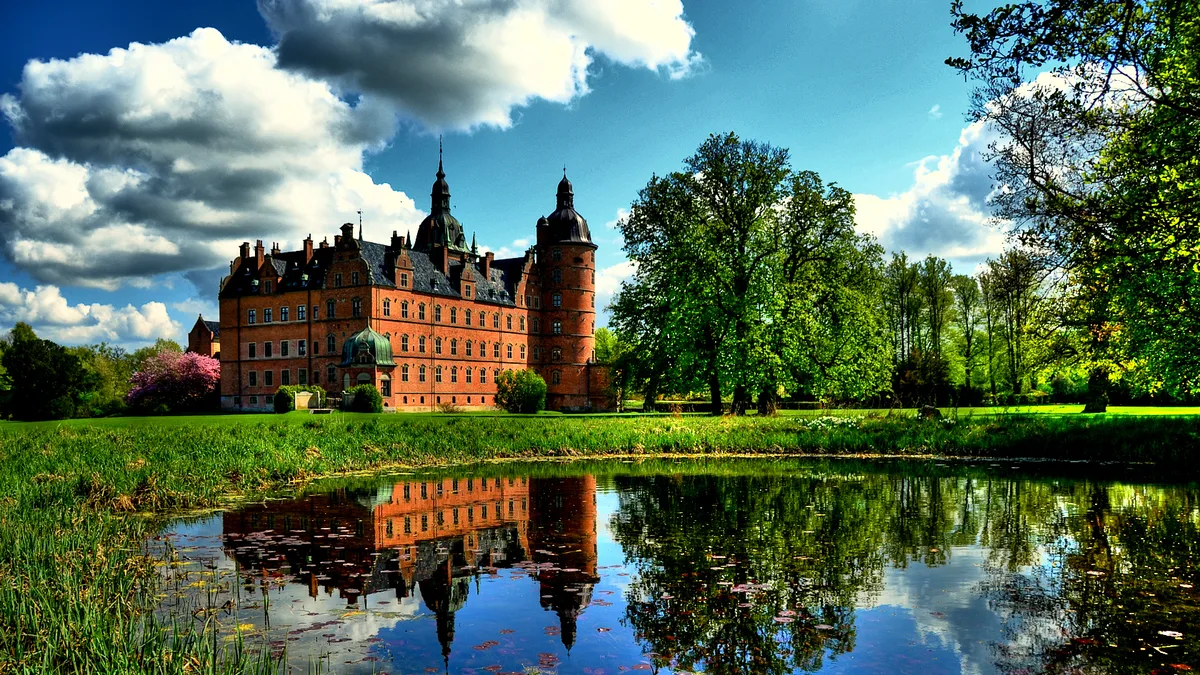 Vallø Castle in Denmark