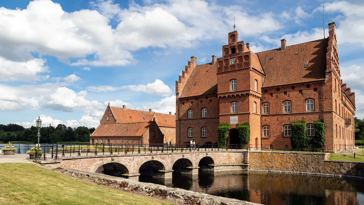 Gisselfeld Castle in Denmark