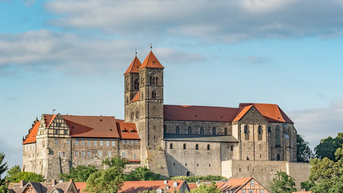 Quedlinburg Castle in Germany