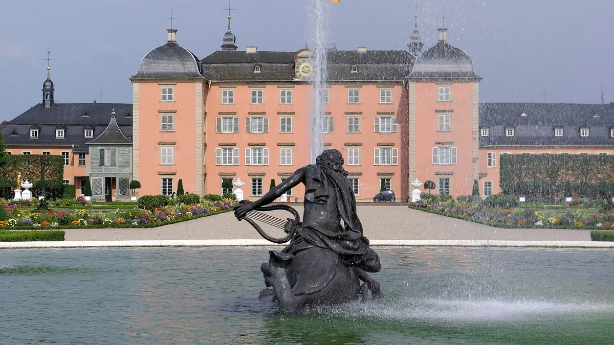 Schwetzingen Palace and Gardens in Germany