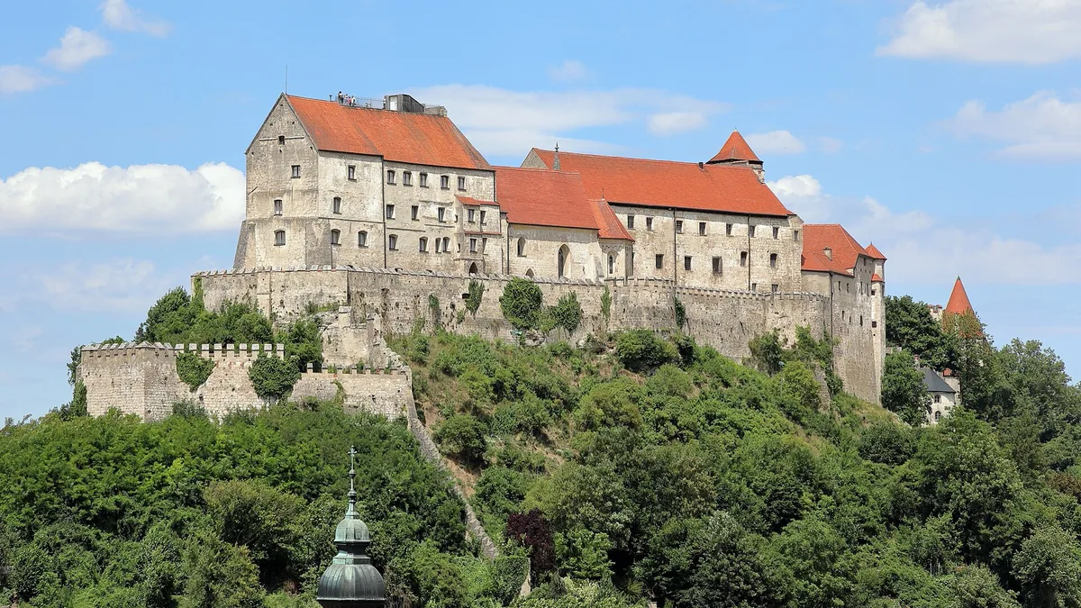 Burghausen Castle in Germany