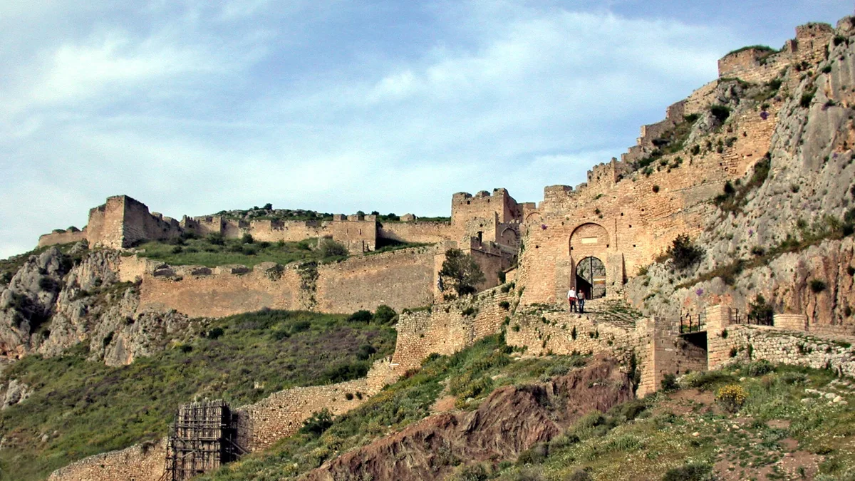 Acrocorinth in Greece