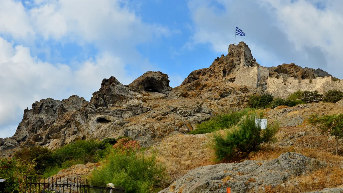 Myrina Castle in Greece