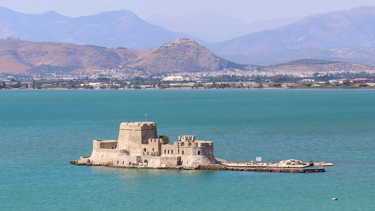Bourtzi Castle in Greece