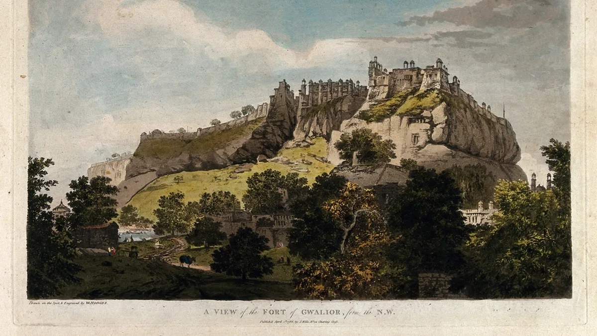 Gwalior Fort in India