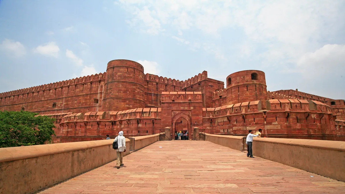Agra Fort in India