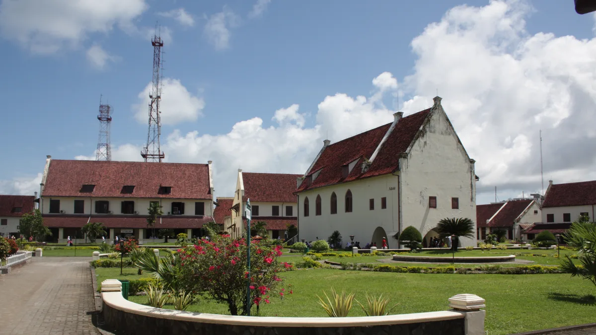 Fort Rotterdam in Indonesia