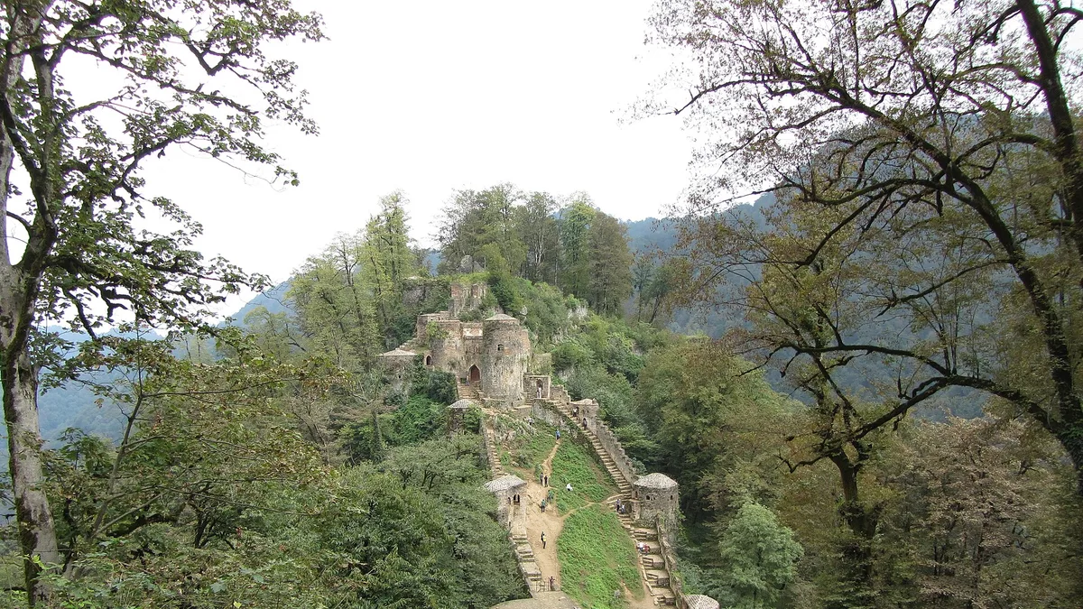 Rudkhan Castle in Iran