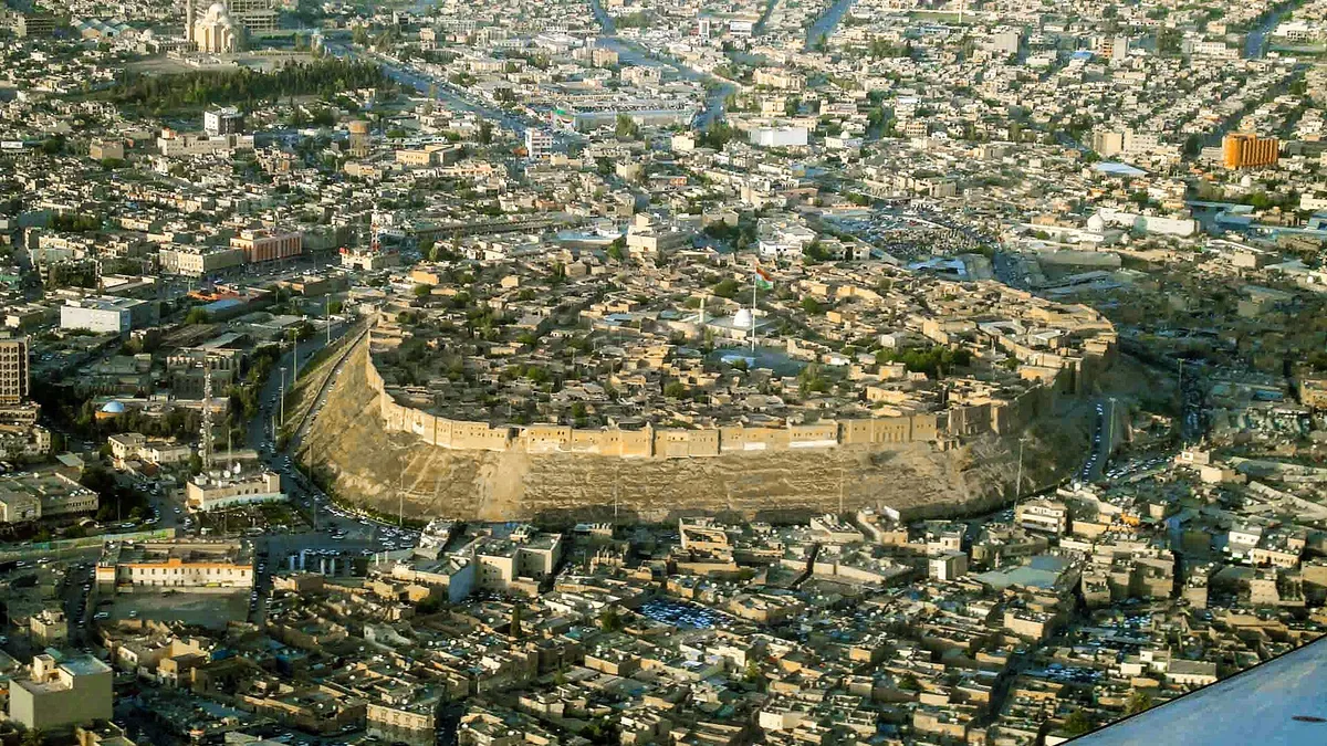 Citadel of Erbil in Iraq