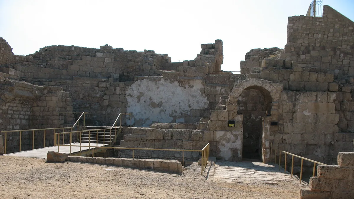 Caesarea Fortress in Israel