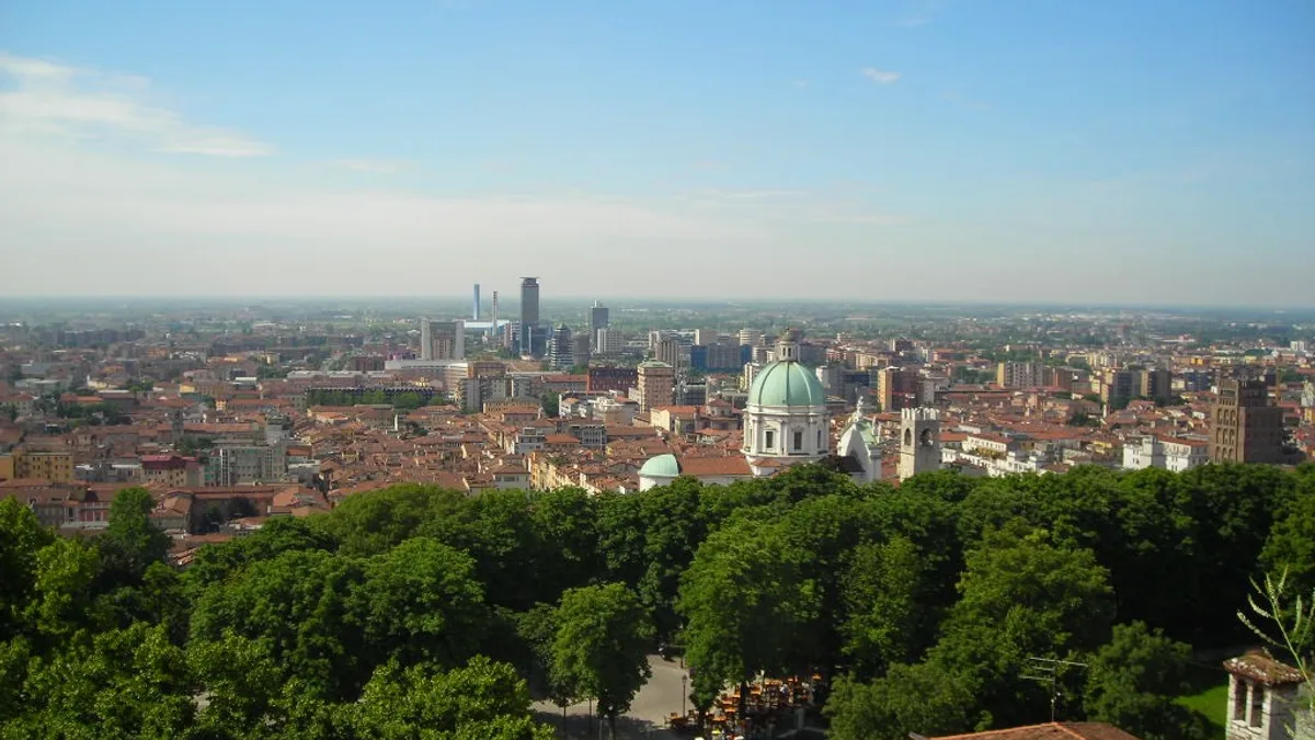 Castello di Brescia in Italy