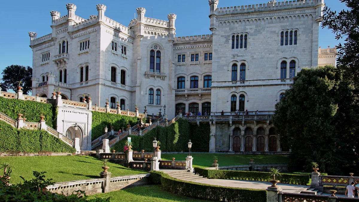 Castello di Miramare in Italy