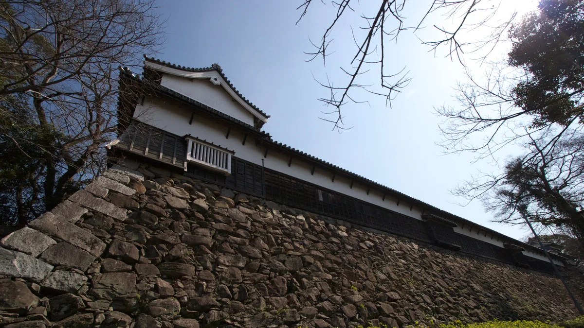 Fukuoka Castle in Japan