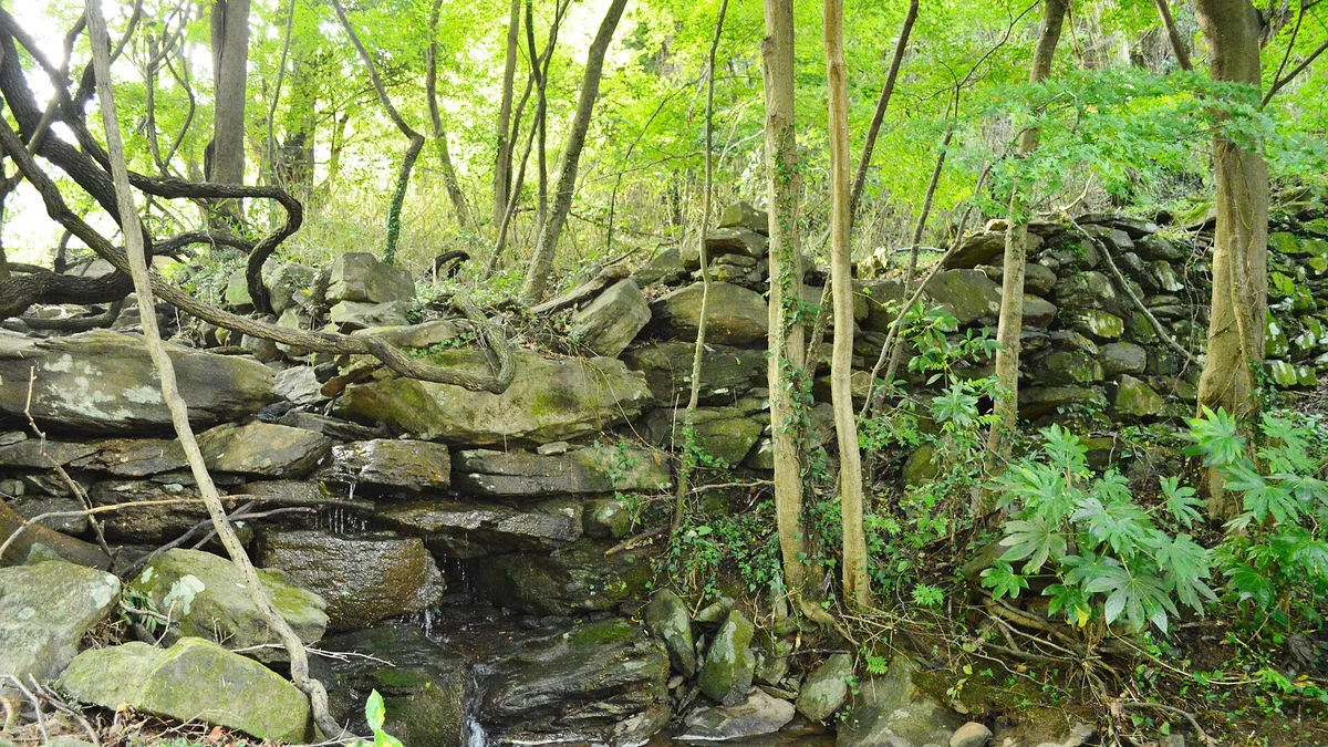 Kiyama Castle Ruins in Japan