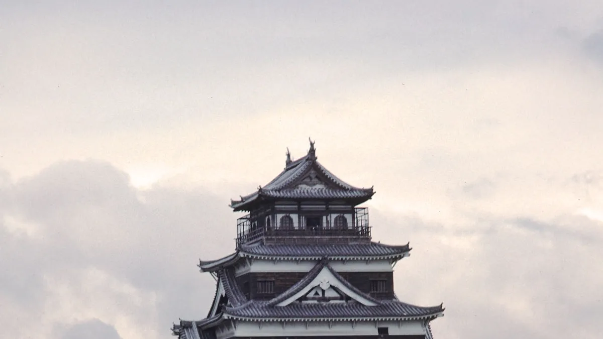Hiroshima Castle in Japan