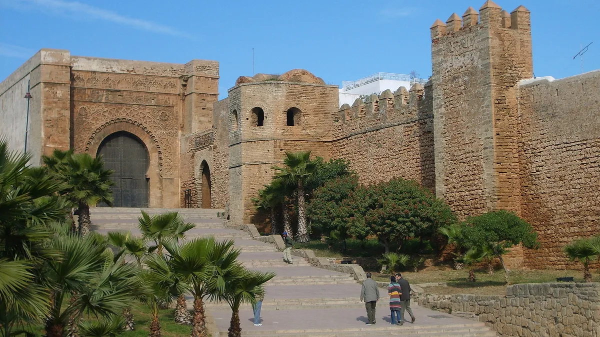 Kasbah of the Udayas in Morocco