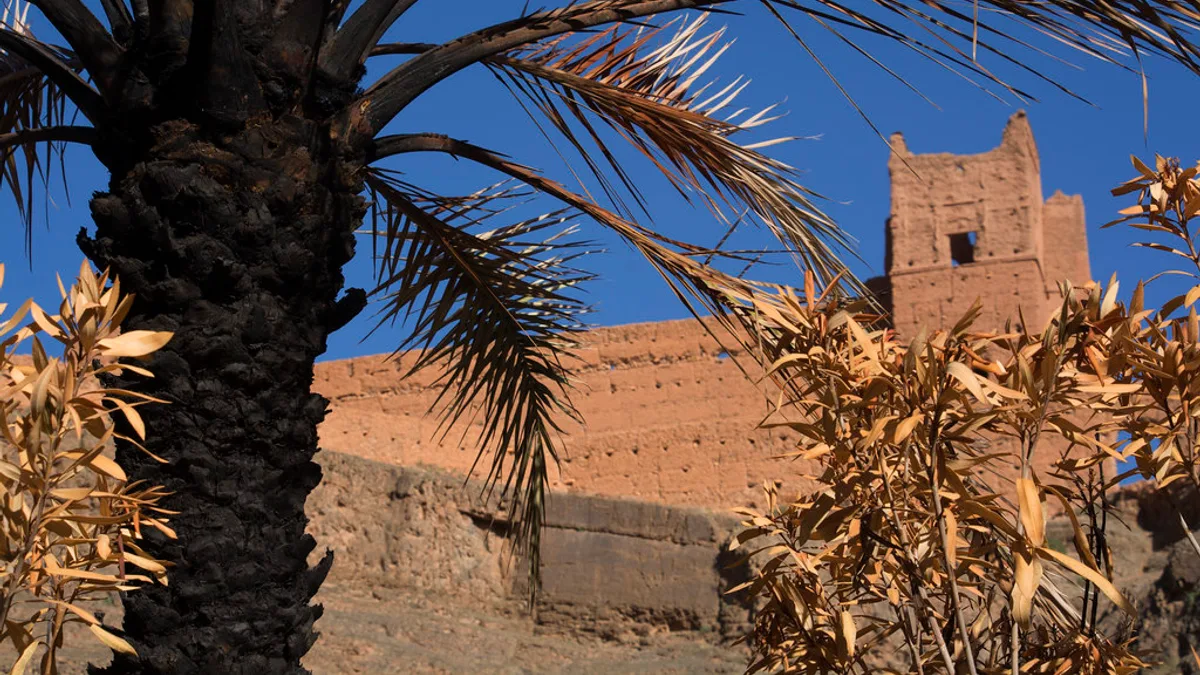 Tamnougalt Kasbah in Morocco