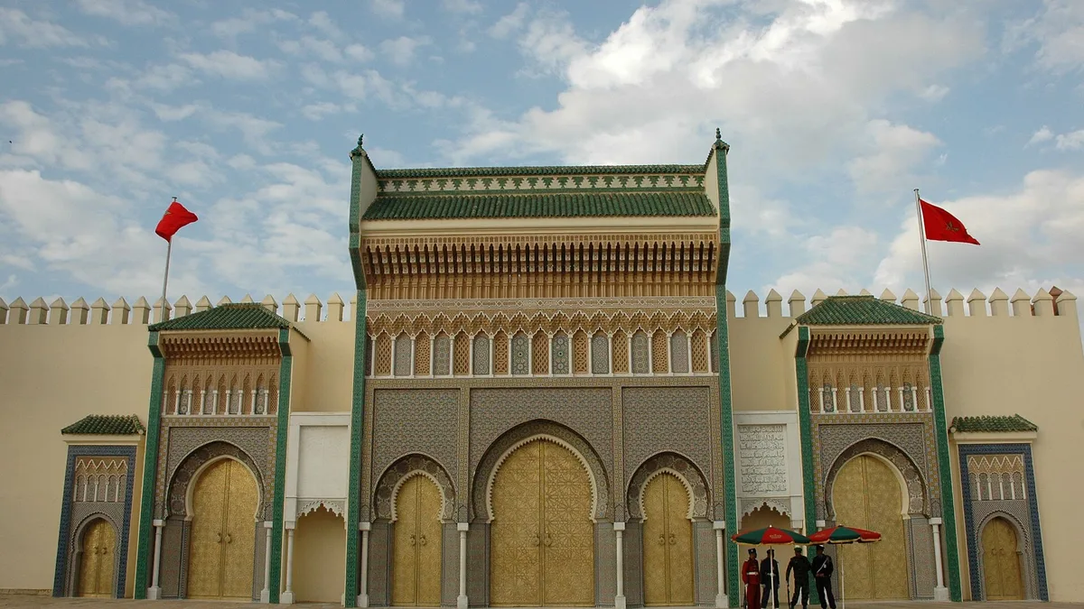 Royal Palace of Fez in Morocco
