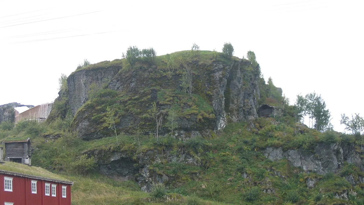 Sverresborg Castle Ruins in Norway