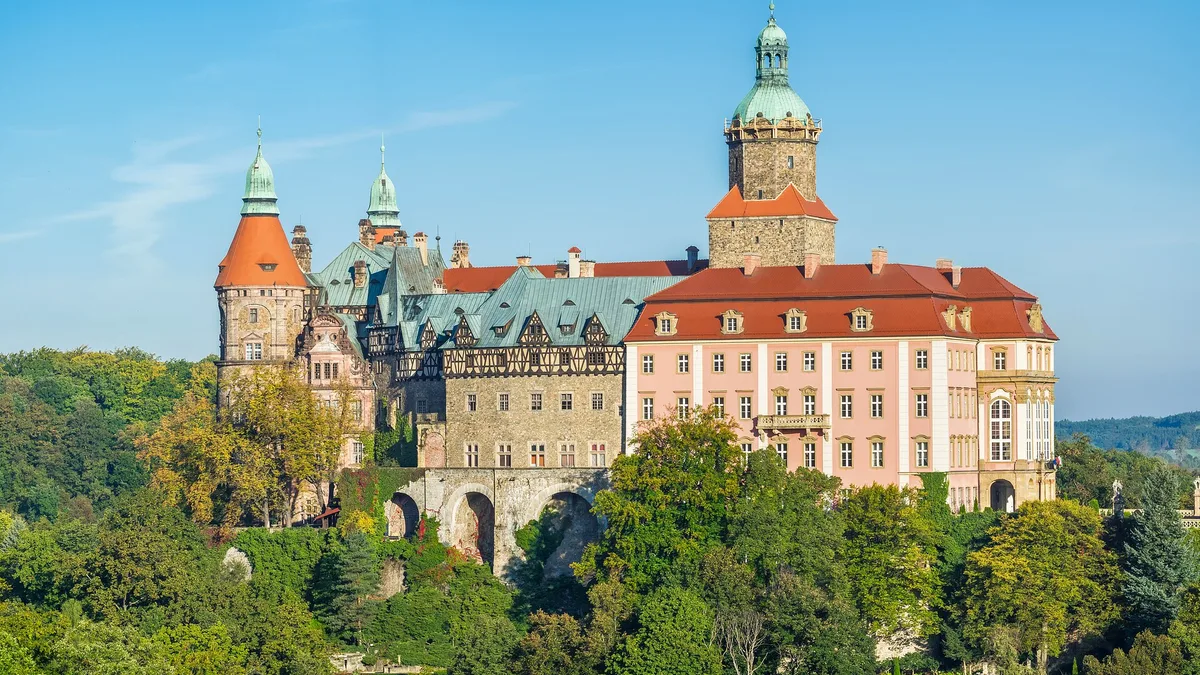 Książ Castle in Poland