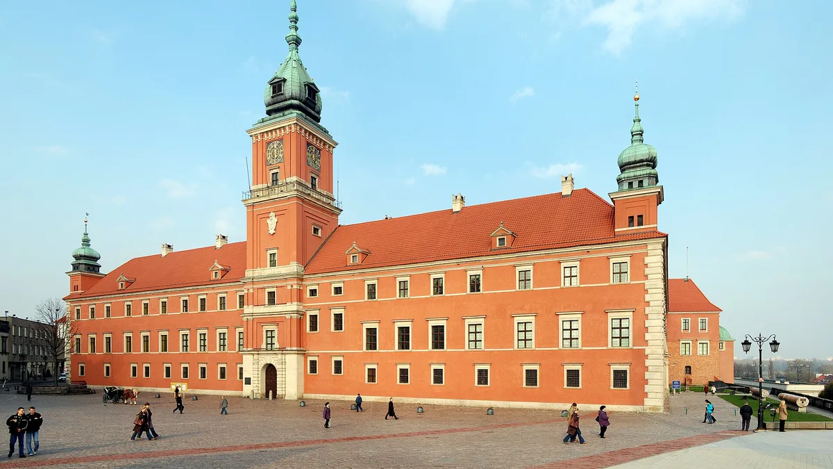 Royal Castle in Warsaw in Poland