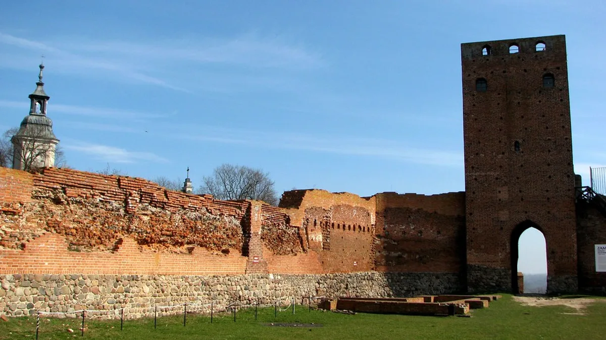 Castle of the Masovian Dukes in Czersk in Poland