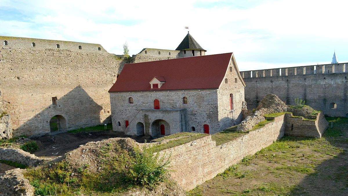 Ivangorod Fortress in Russia