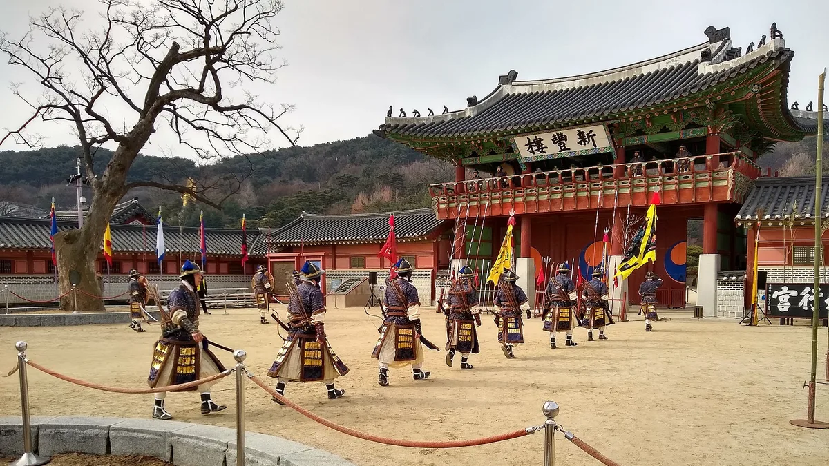 Suwon Hwaseong Fortress in South Korea