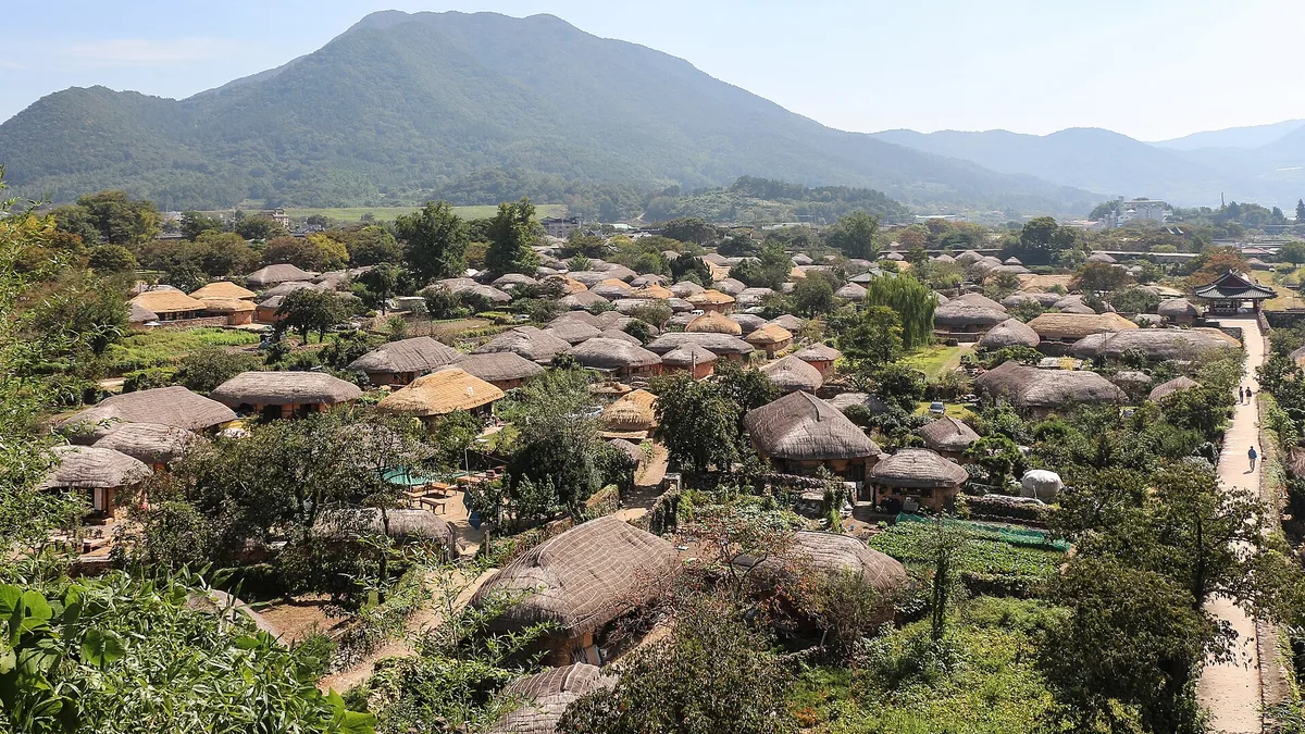 Naganeupseong Walled Town in South Korea