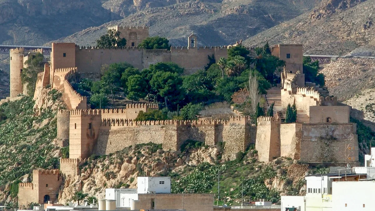 Alcazaba de Almería in Spain