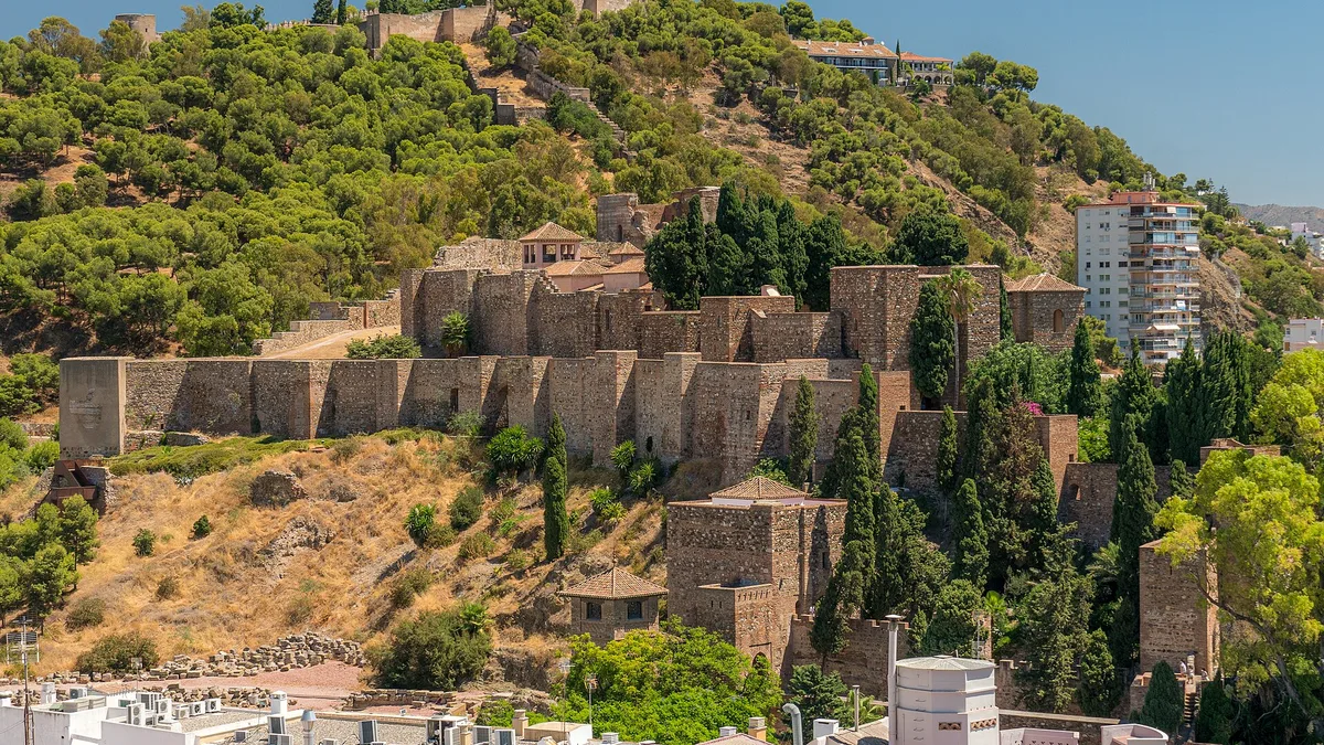 Alcazaba de Málaga in Spain
