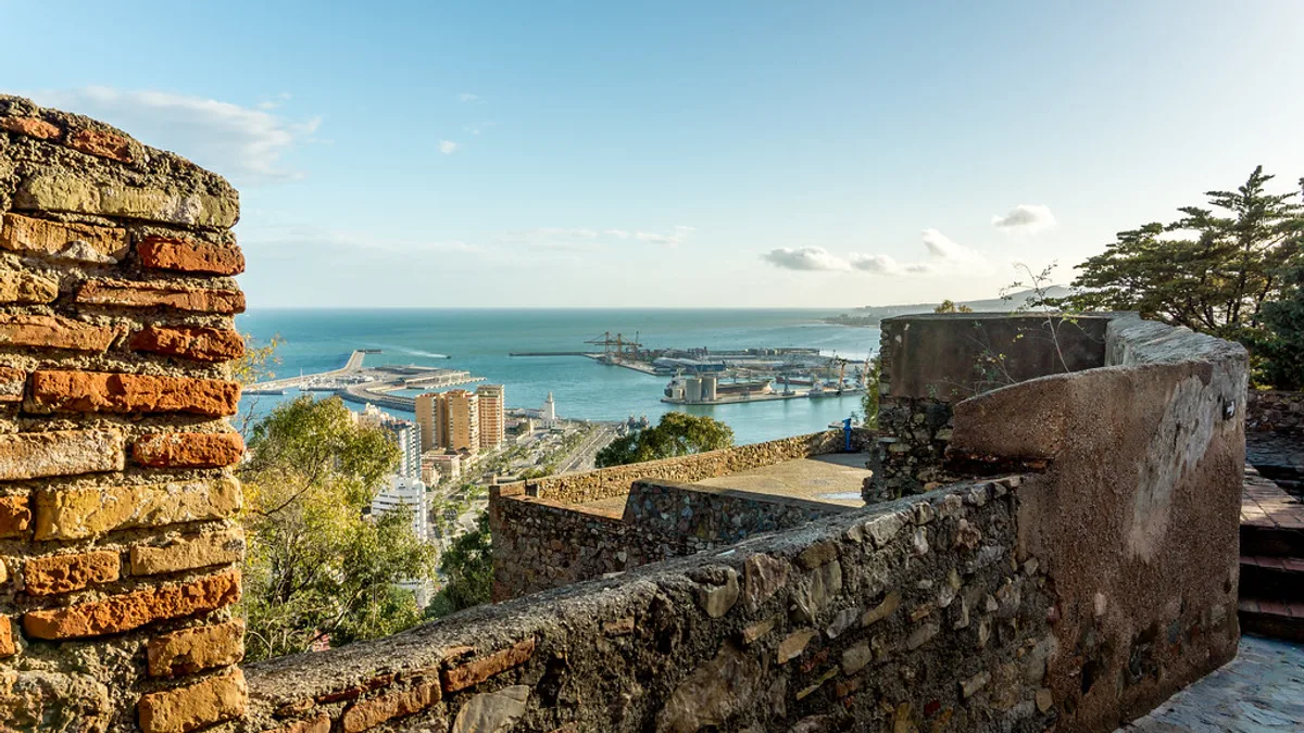 Castillo de Gibralfaro in Spain