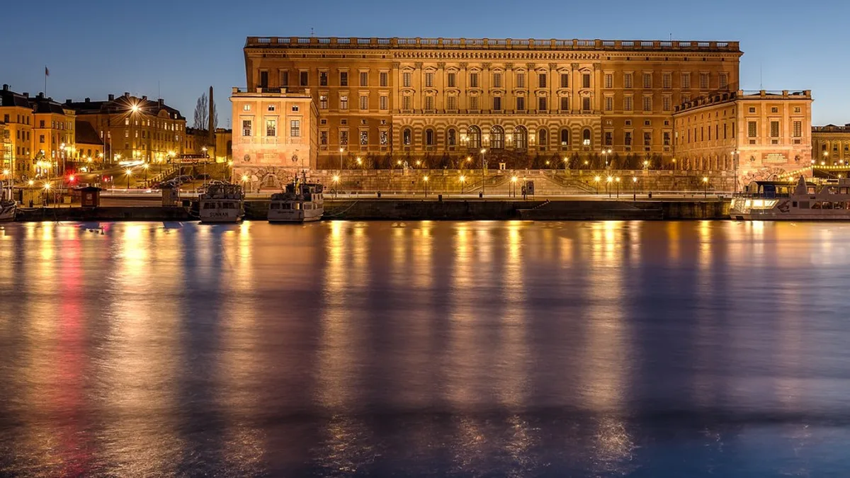 The Royal Palace in Sweden