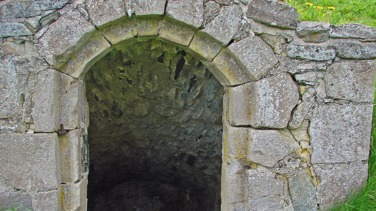 Näs Castle Ruins in Sweden