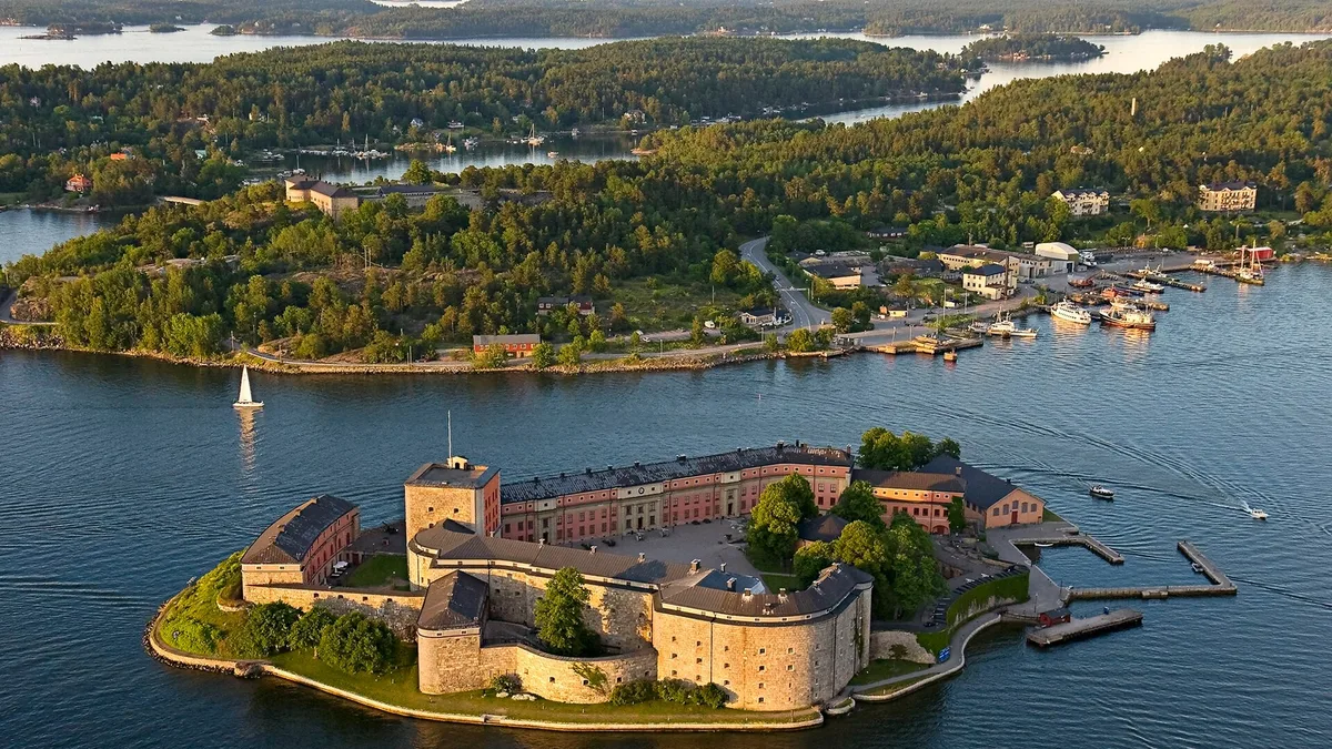 Vaxholm Fortress in Sweden