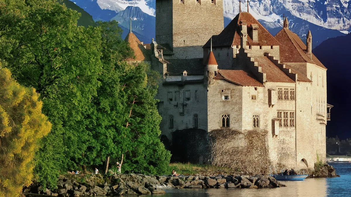 Chillon Castle in Switzerland