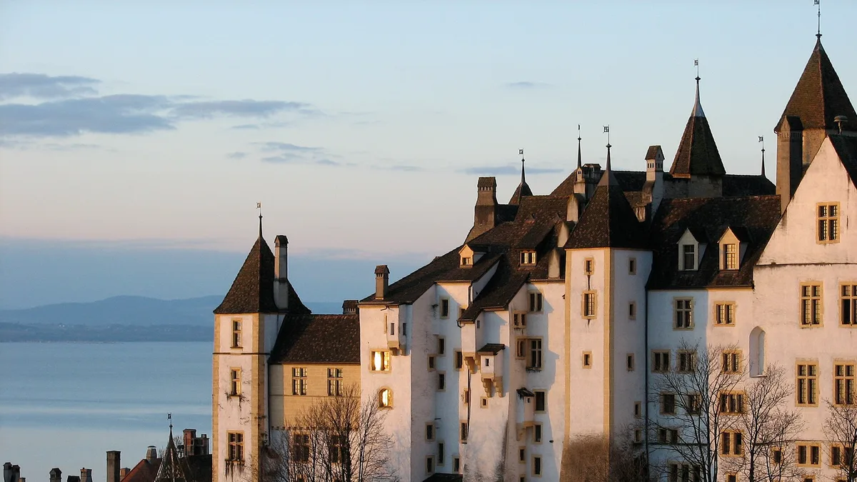 Neuchâtel Castle in Switzerland