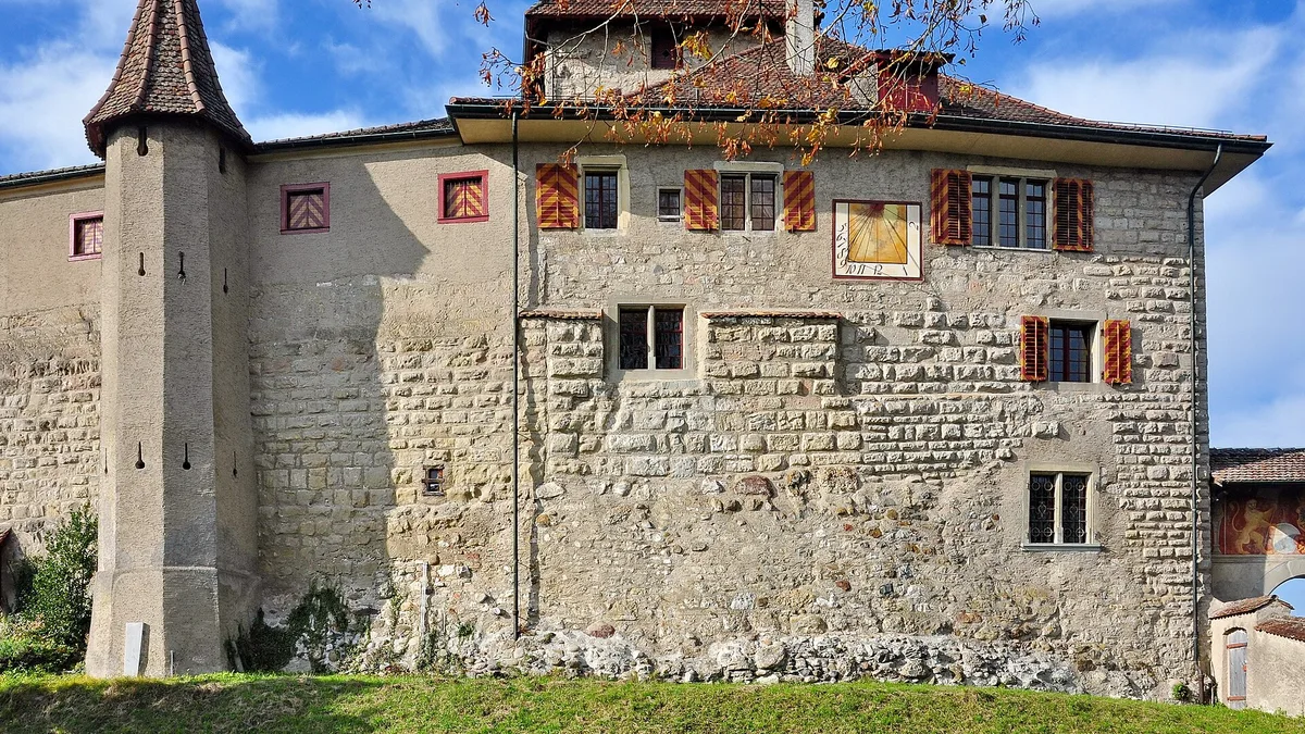 Kyburg Castle in Switzerland