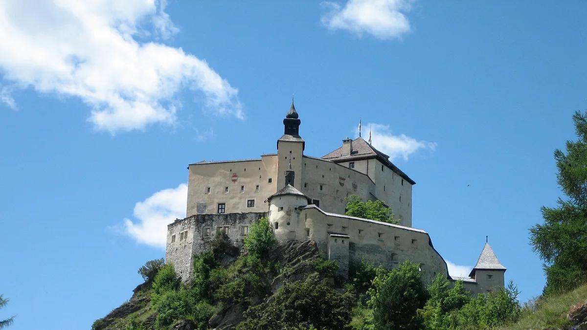 Tarasp Castle in Switzerland