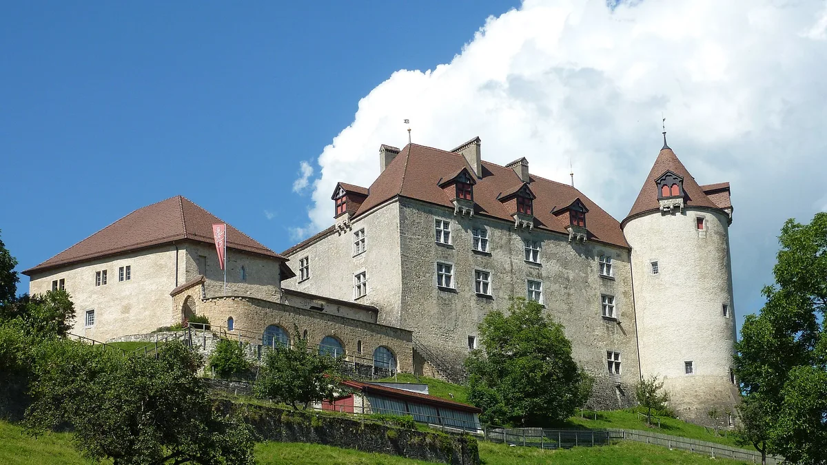 Gruyères Castle in Switzerland