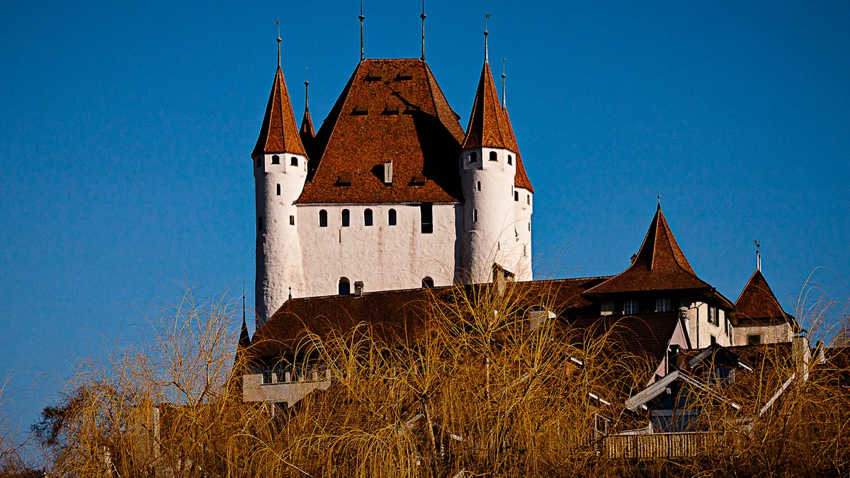 Thun Castle in Switzerland