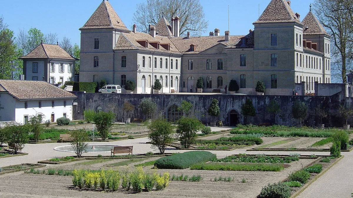 Prangins Castle in Switzerland