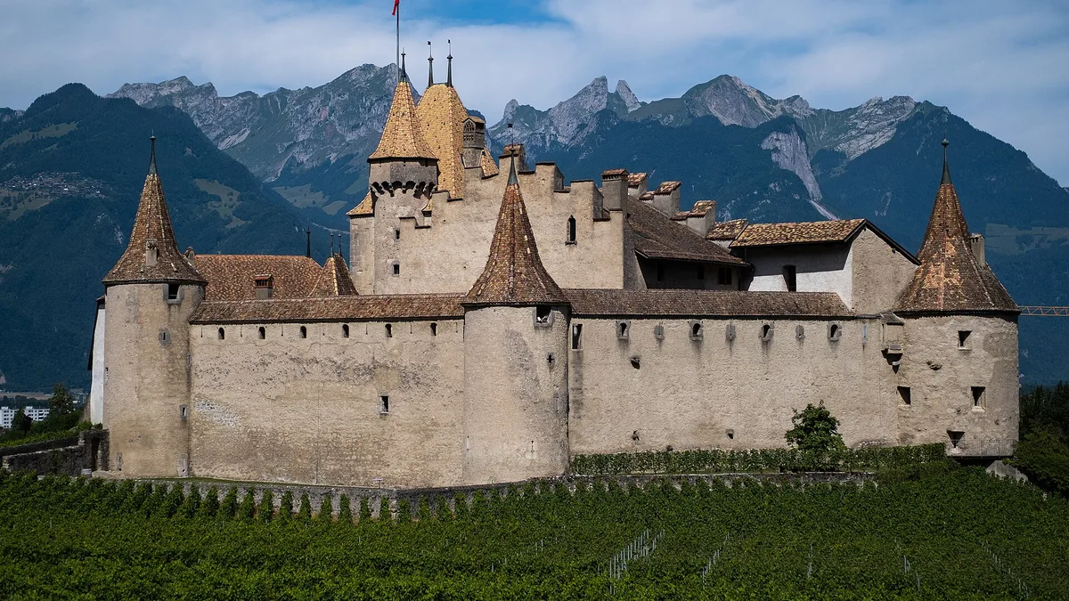 Aigle Castle in Switzerland
