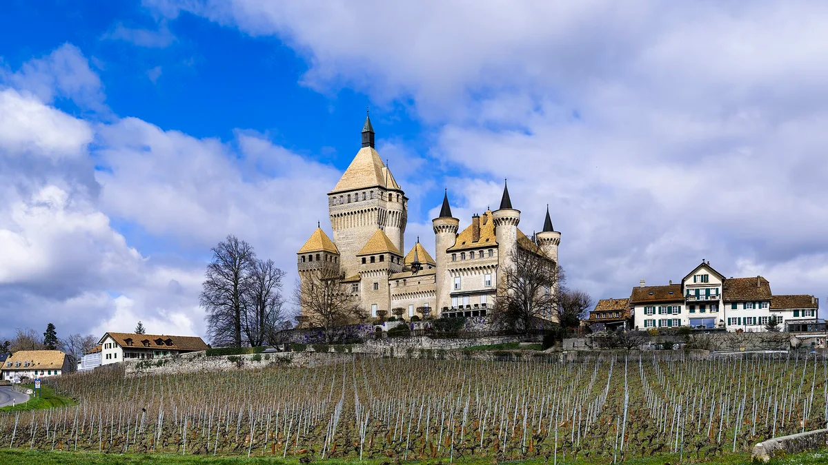 Vufflens Castle in Switzerland