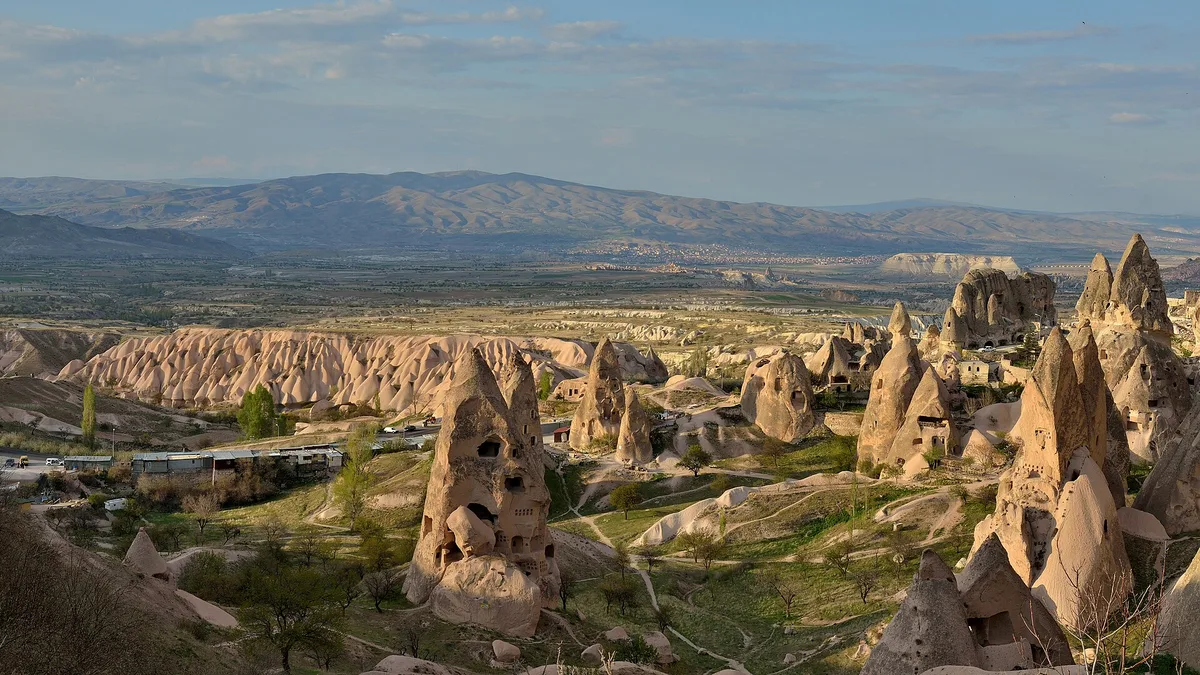 Uçhisar Castle in Turkey
